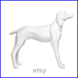 USAKHV Dog Mannequin Fiberglass Animal Store Display Stand Model G5-W Decoration X-LARGE