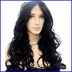 USAKHV Female Women Fiberglass Realistic Mannequin Head Bust Wig Stand for Wigs Store Display Model KOYA