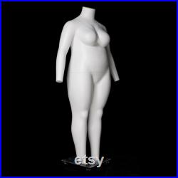 USAKHV Female Women PLUS Ghost Invisible Mannequin Full Body Fiberglass Display Model PHOTO Wheeled GH11 Plus