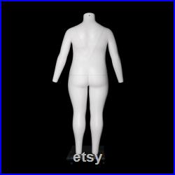 USAKHV Female Women PLUS Ghost Invisible Mannequin Full Body Fiberglass Display Model PHOTO Wheeled GH11 Plus