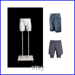 Ultimate Invisible Ghost Adult Male Matte White Fiberglass Photography Mannequin with Magnetic Fittings GHT-M