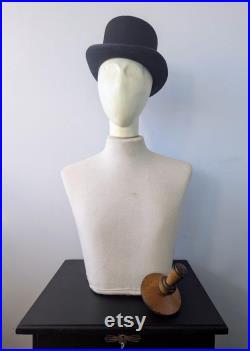 Upper body mannequin with removable oak insert and head