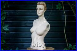 VINTAGE half body female MANNEQUIN Art Deco style 1930s