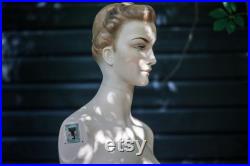 VINTAGE half body female MANNEQUIN Art Deco style 1930s