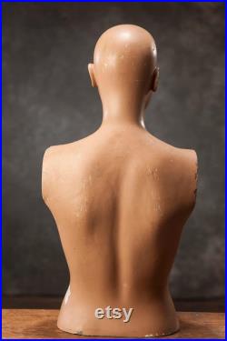VINTAGE half body female MANNEQUIN from 1980s, Lady Dummy Torso