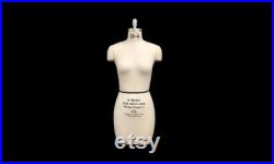 Valerie, FCE Size S10-H Female Professional Torso Model Mannequin with Collapsible Shoulders and Detachable Arms