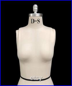 Valerie, FCE Size S10-H Female Professional Torso Model Mannequin with Collapsible Shoulders and Detachable Arms