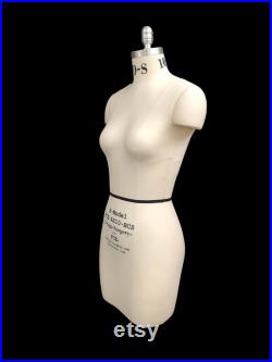 Valerie, FCE Size S10-H Female Professional Torso Model Mannequin with Collapsible Shoulders and Detachable Arms