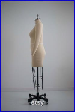 VeraForms Professional Half Body Cage Dress Form UK14 EU42 Collapsible shoulders