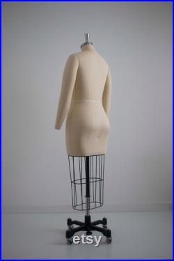 VeraForms Professional Half Body Cage Dress Form UK14 EU42 Collapsible shoulders