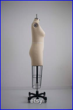 VeraForms Professional Half Body Cage Dress Form UK14 EU42 Collapsible shoulders