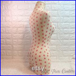 Victoria Secret, Mannequin, Vintage, Polka Dot, Table Top, Dress Form