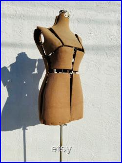 Vintage 1940s Woman s Adjustable Dress Form Mannequin Sewing Dress Form