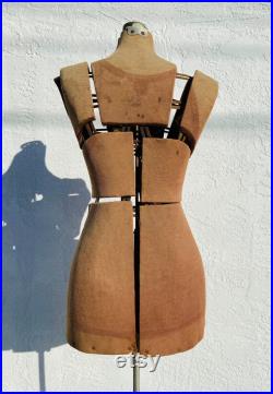 Vintage 1940s Woman s Adjustable Dress Form Mannequin Sewing Dress Form
