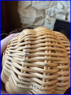 Vintage 1970s 80s Wicker Dress Form Mannequin Female Form