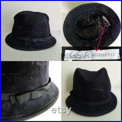 Vintage Adel Rootstein model BB9 Mannequin Head, 1980s Real Size with Black Lace Vintage Hat