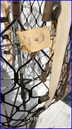 Vintage Adjustable Wire Dress Form with Stand Circa 1950s Model A