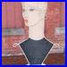 Vintage Art Deco Mannequin Head Countertop Jewelry Hat Wig Display Wire head bust NYC New York Studio RARE antique lady boutique shop