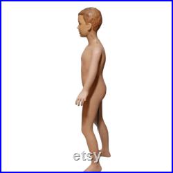 Vintage Boy Mannequin 4 Foot 1950s 1960s Store Display Male Child with Stand READ