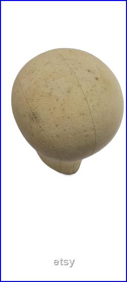 Vintage Cloth Old Mannequin Head Hat Wig Display Store
