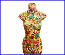 Vintage Comic Mannequin Magazine Mannequin Colourful Mannequin Body Male Mannequin Body Clothing Display Shop Display Stand