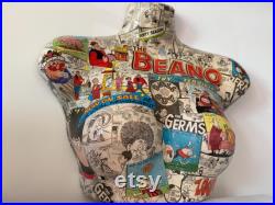 Vintage Comic Mannequin Vintage Comic Mannequin Shop Display Female Body Mannequin Vintage Mannequin Torso