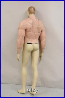 Vintage Custom Full Size Male Figure Silicone Fake Muscle Suit Cosplay Mannequin