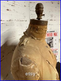 Vintage Dress Form, J.R. Bauman, Cast Iron Bast, Cage Form, Size 14, Model 1953 (OD-A051)