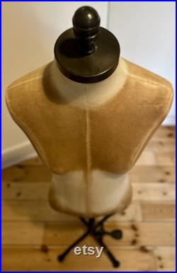 Vintage Dressmaker s Mannequin With Cast Iron Base. Excellent Condition. London Pick Up