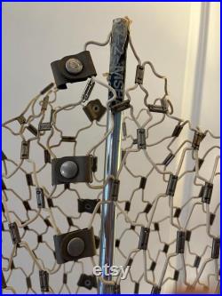 Vintage Dritz My Double Dress Form 1940-50s Plastic Coated Wire Mesh Fitted Corset and Adjustable Rod, Seamstress Sewing Crafting Mannequin