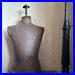 Vintage Dummy Mannequin Tailor Cardboard Wood Support Stander Paspop Couturier 1930s Europe Stockman Paris