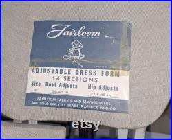 Vintage Fairloom Adjustable Dress Form