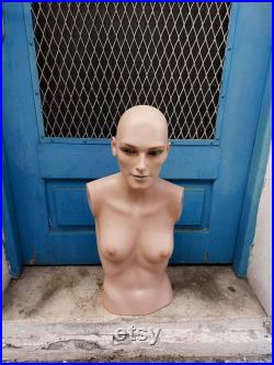 Vintage Female Mannequin Bust