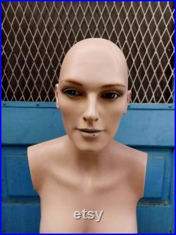 Vintage Female Mannequin Bust