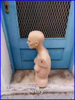 Vintage Female Mannequin Bust