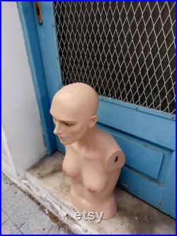 Vintage Female Mannequin Bust