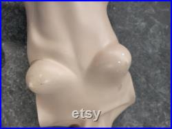 Vintage Female Mannequin Realistic Full Size body antique store hat display head