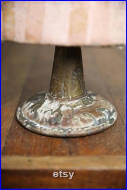 Vintage Female Mannequin bust antique store counter Jewelry necklace clothing display wood base