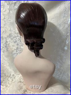 Vintage Female Mannquin Head Bust Store Display Art Deco