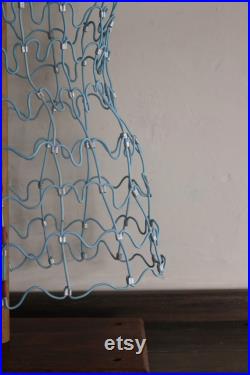 Vintage French Blue Wire Dress Making Mannequin