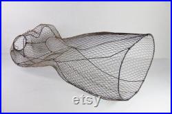 Vintage French Wire Dress Form 1940s Store Display 31