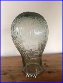 Vintage Glass Mannequin Head