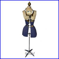 Vintage Hearthside Dress Form on Stand Adjustable Clothing Display, Antique Female Mannequin Sewing Display, Unique Clothing Store Decor