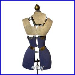 Vintage Hearthside Dress Form on Stand Adjustable Clothing Display, Antique Female Mannequin Sewing Display, Unique Clothing Store Decor