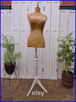 Vintage Hungarian Female Bust Shop Display Dress Makers Mannequin Tailors Dummy