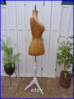 Vintage Hungarian Female Bust Shop Display Dress Makers Mannequin Tailors Dummy