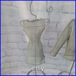 Vintage Ikea TRAD Mesh Forms Dress Form and Mens Suit Jacket Table Decor Jewelry Stand Vintage Ikea Display Stands