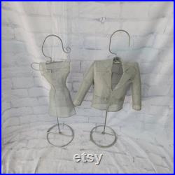 Vintage Ikea TRAD Mesh Forms Dress Form and Mens Suit Jacket Table Decor Jewelry Stand Vintage Ikea Display Stands