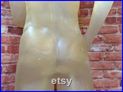 Vintage Male Yellow Mannequin Shop Display