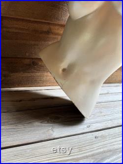 Vintage Mannequin Adel Rootstein Woman Torso Head Human Form Pearlescent Display Photo Op England US